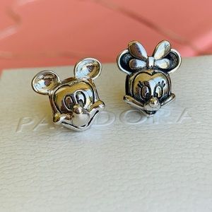 Pandora Minnie & Mickey Mouse charms set